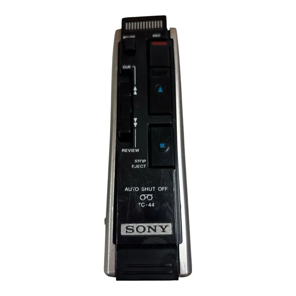 Sony TC-44 Cassette Tape Player/Recorder With Case For Parts Or Repair